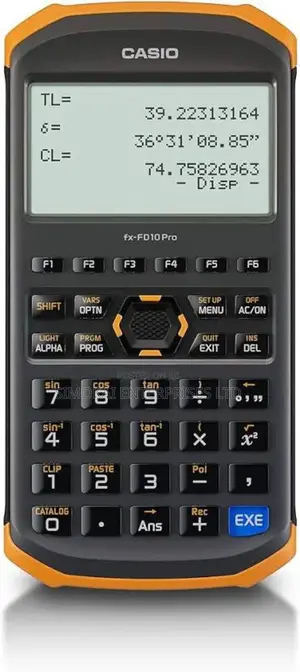 Casio Civil Engineering Surveying Calculator Fx-Fd10 Pro