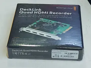 Blackmagic Design Decklink Quad Hdmi Pcie Capture Card, Up To 4k60