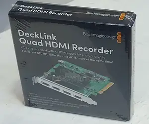Blackmagic Design Decklink Quad Hdmi Pcie Capture Card, Up To 4k60