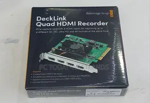 Blackmagic Design Decklink Quad Hdmi Pcie Capture Card, Up To 4k60