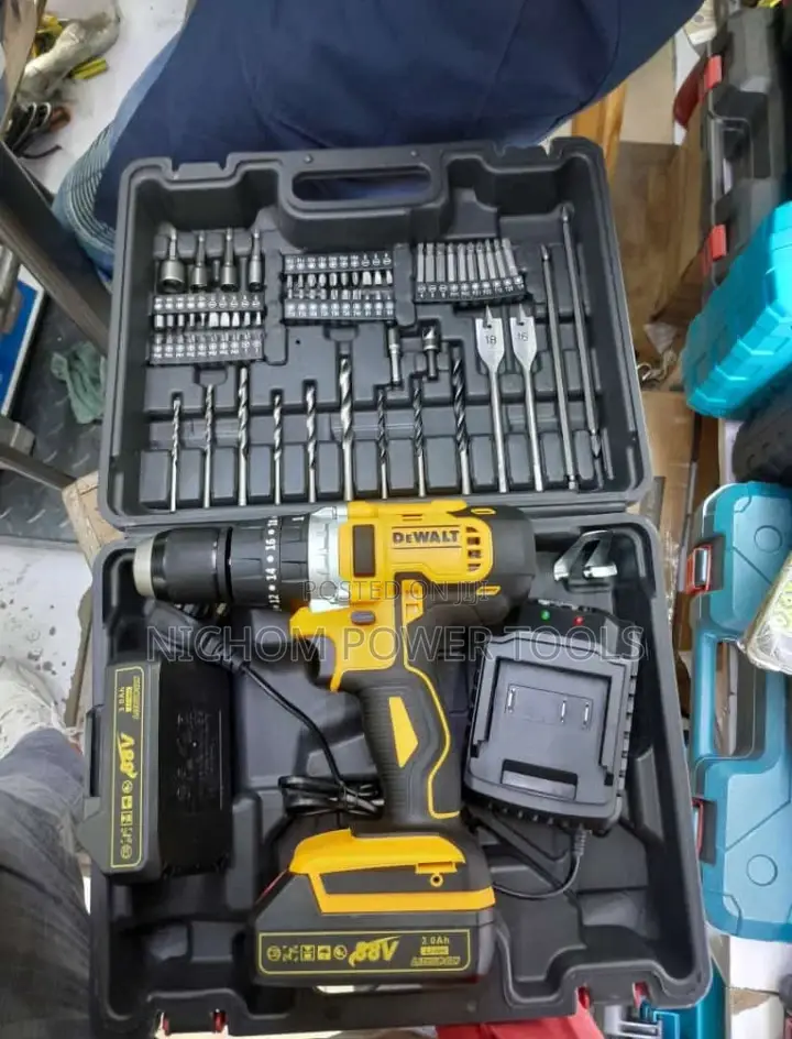 88v Dewalt Cordless Hammer Drillset