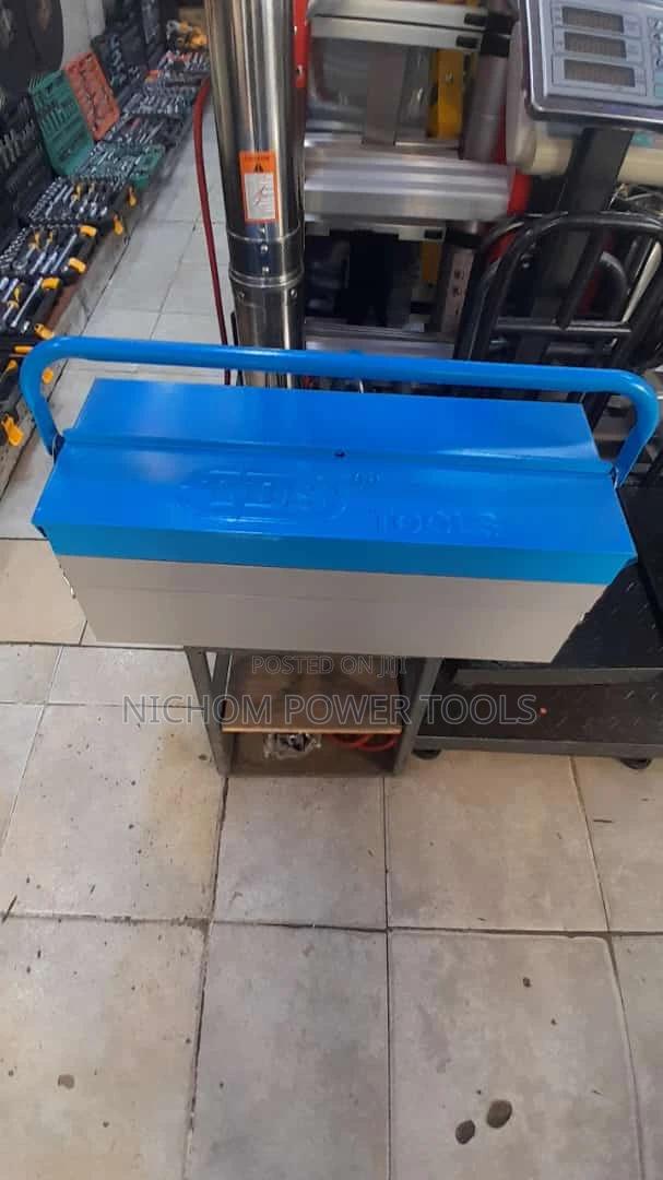 21inches Empty Metallic Toolbox - main view