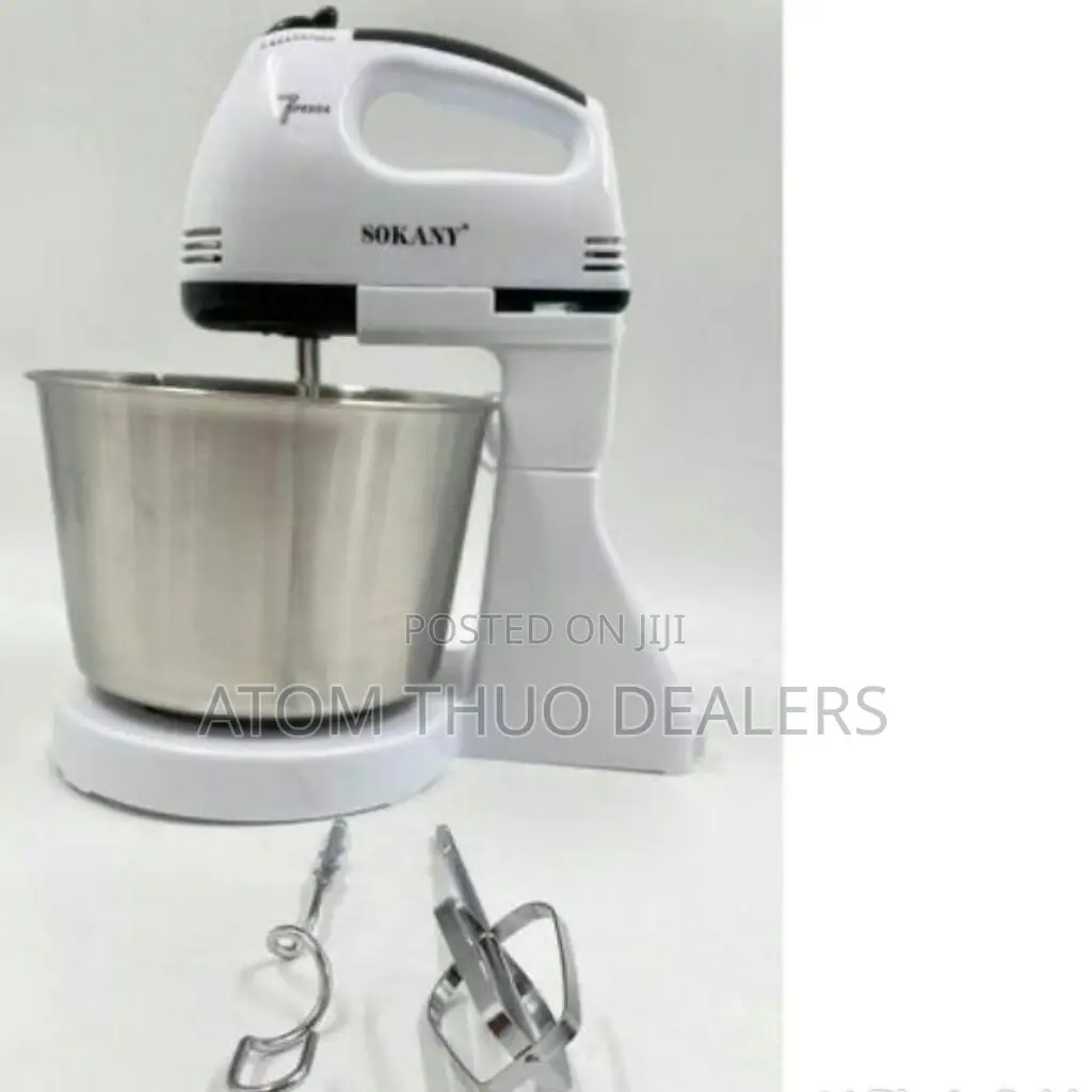 Sokany Mixer With 2L Stainless Bowl