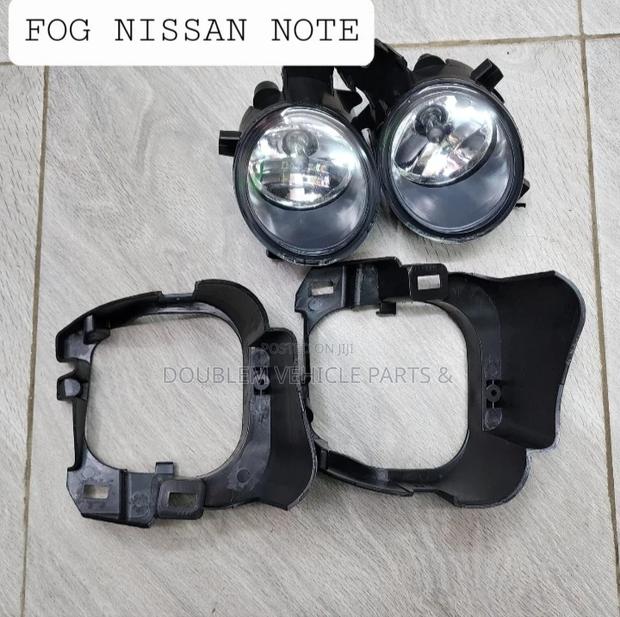 Foglamps Nissan Note With Covers - main view