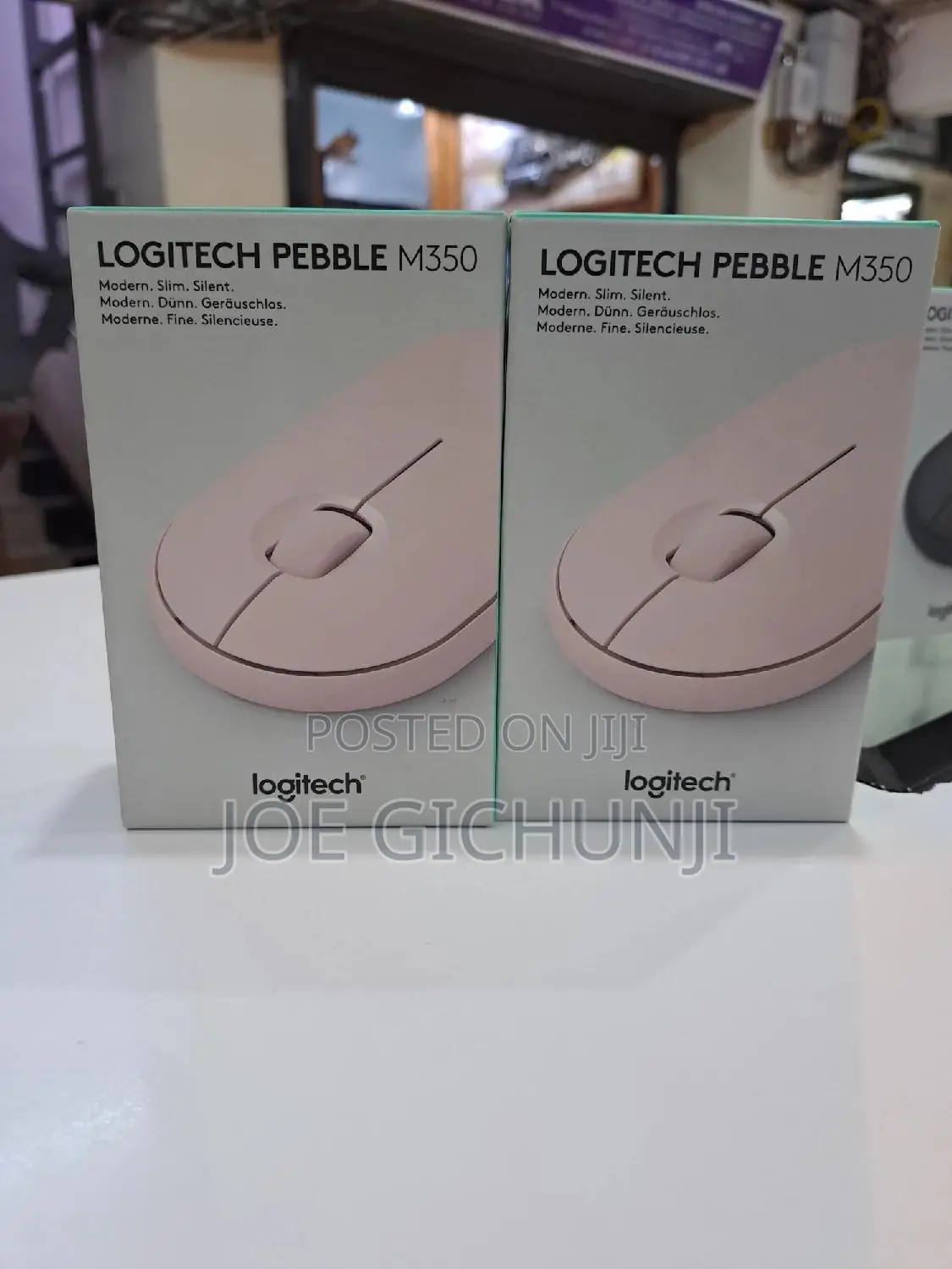 Logitech Pebble M350 Wireless Mouse Pink