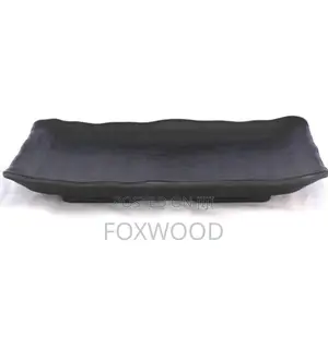 Stone Ware Rectangle* *Black Plate.*