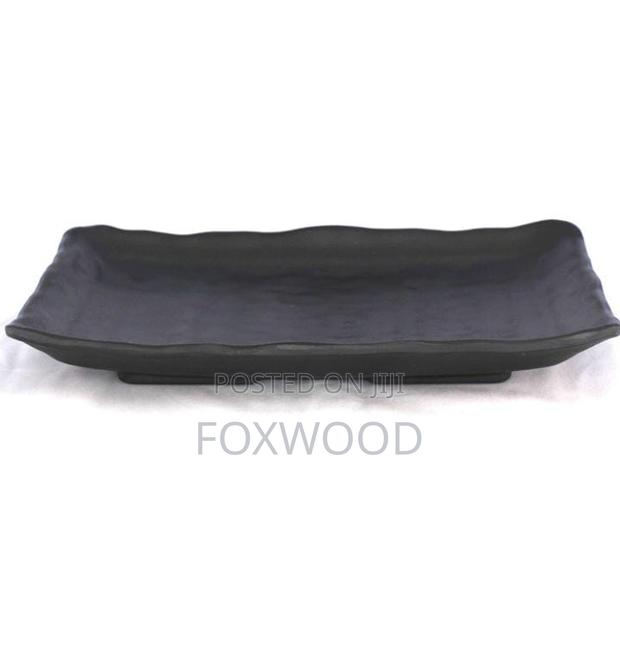 Stone Ware Rectangle* *Black Plate.* - thumbnail 2