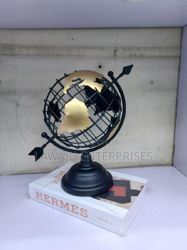Armando Gold Perforated Table Globe