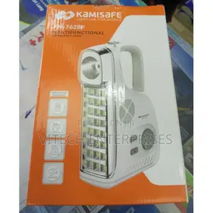 Kamisafe Km 7628f Radio Rechargeable Led Emergency Lamp