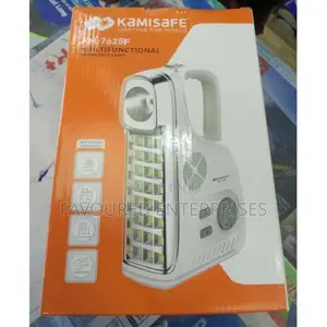Kamisafe Km 7628f Radio Rechargeable Led Emergency Lamp