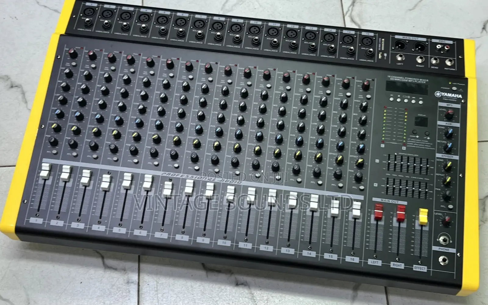 Yamaha PMX1600 USB Bluetooth Mixer / Black New Model