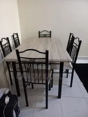 Elegant 6 Seater Dining Table Set