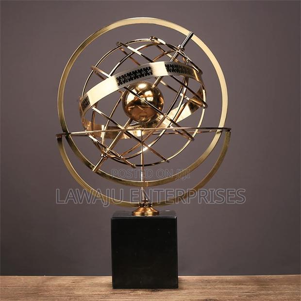 Rotating Metal Globe Ornaments