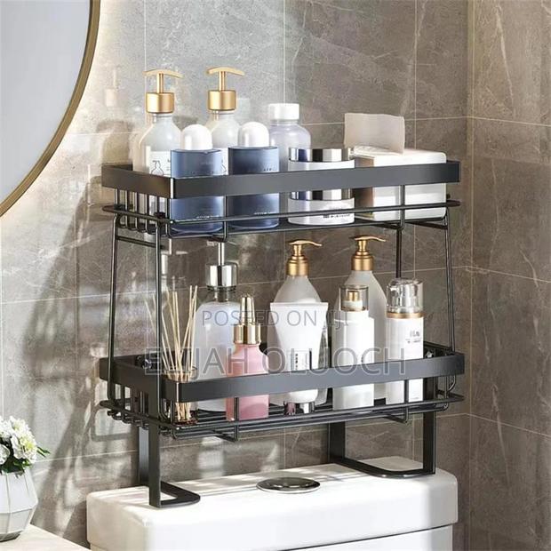 Double Layer Over the Toilet Rack/Shelf Bathroom - thumbnail 2