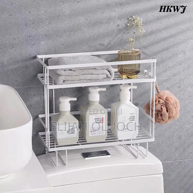 Double Layer Over the Toilet Rack/Shelf Bathroom - thumbnail 5