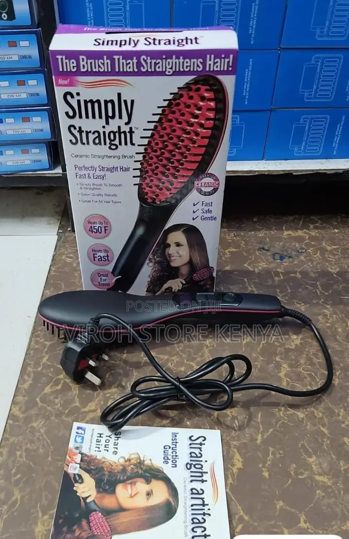 Electric Hair Straightener Brush