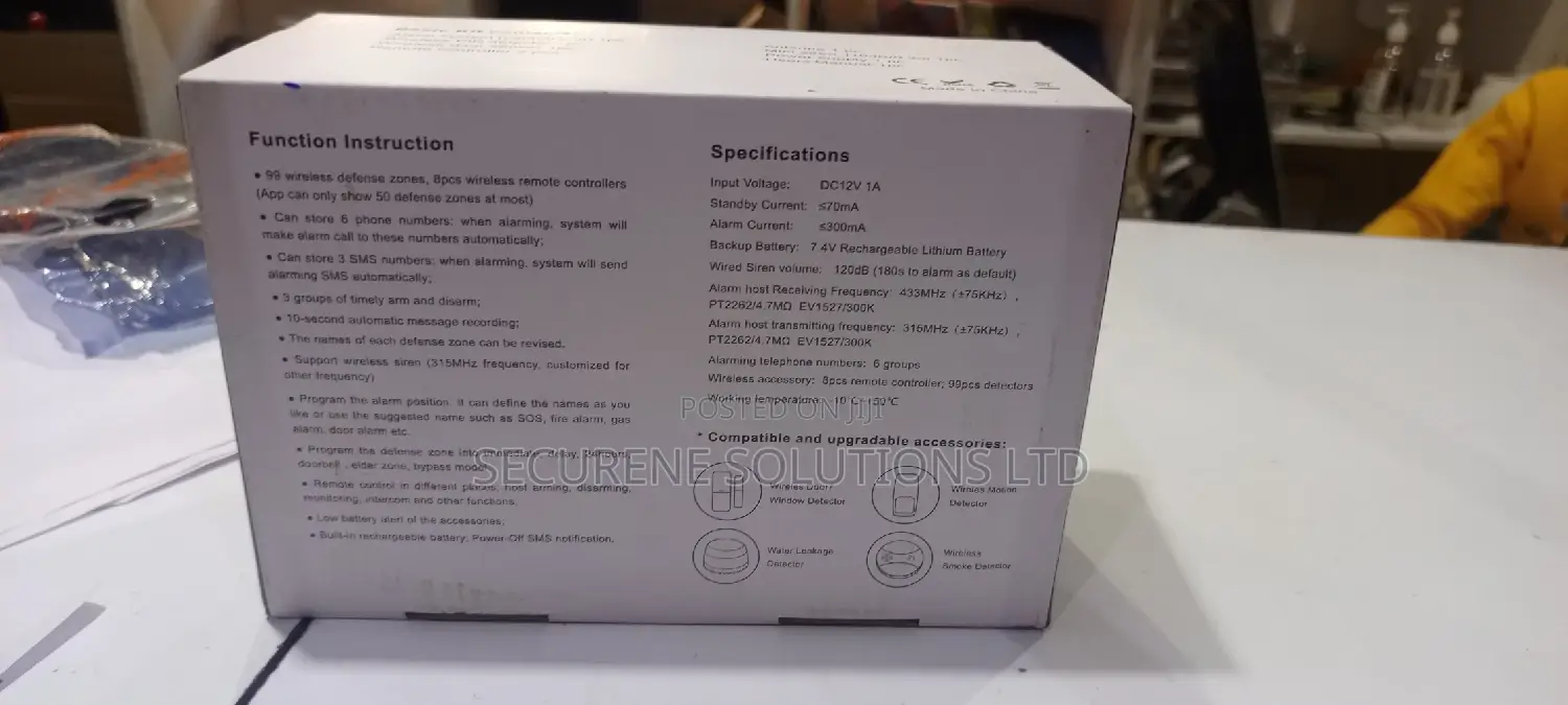 Tuya Smart Wireless Home Alarm System App GSM4G LTE + Wi-Fi