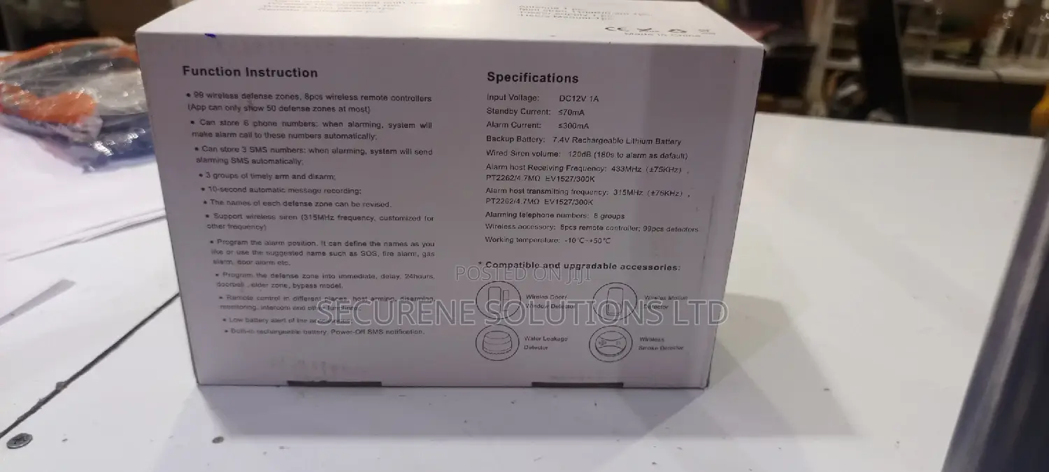 Tuya Smart Wireless Home Alarm System App GSM4G LTE + Wi-Fi