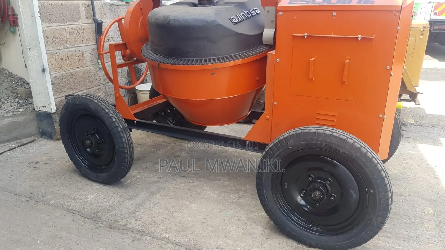 Indian Concrete Mixer, Tipping Drum. 500l Heavy Duty.