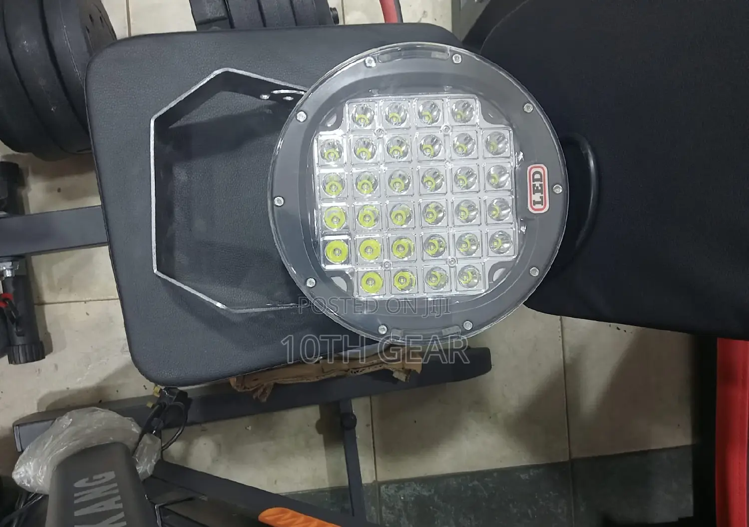 Custom Made 9 Inch LED Flood Lights Right/Left PCS Black