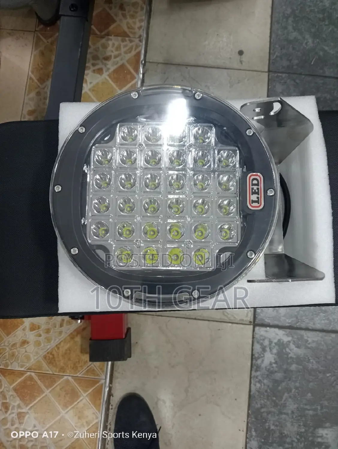Custom Made 9 Inch LED Flood Lights Right/Left PCS Black