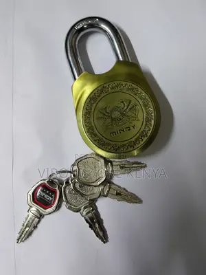 New Mindy Round Padlock Top Security Lock 4 Keys