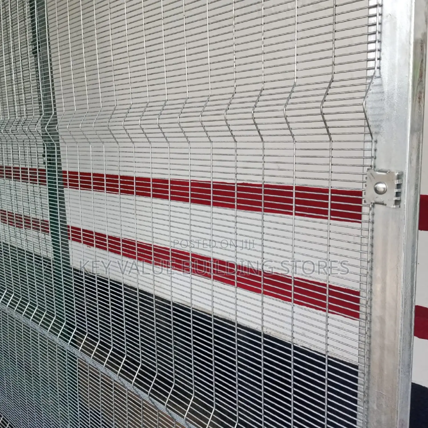 Galvanized Anti Climb Clear View Fence