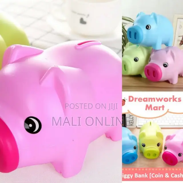 Kids Plastic Saving Piggy Bank