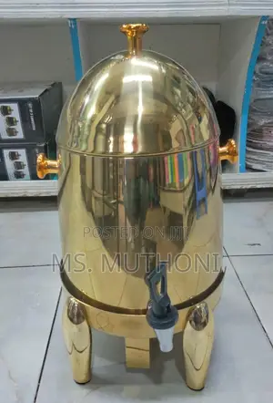 12L Golden Stainless Coffee ,Tea Urn*