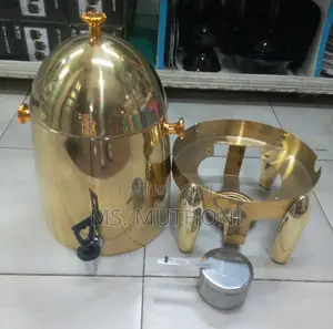 12L Golden Stainless Coffee ,Tea Urn*