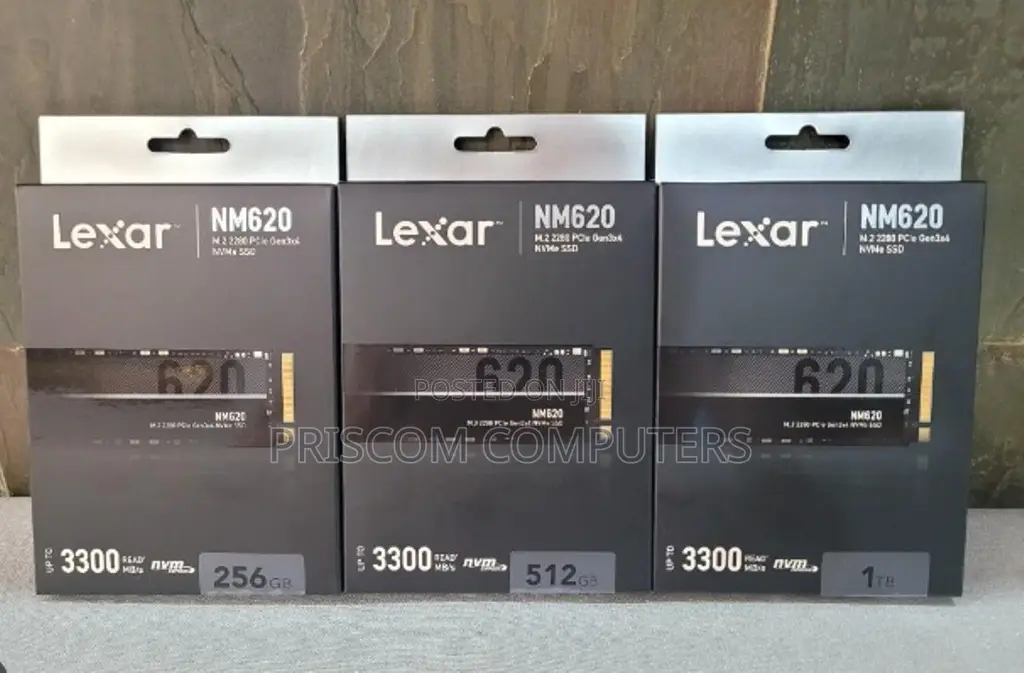 256gb, 512gb, 1tb, 2tb Lexar Nvme M.2 SSD With Warranty