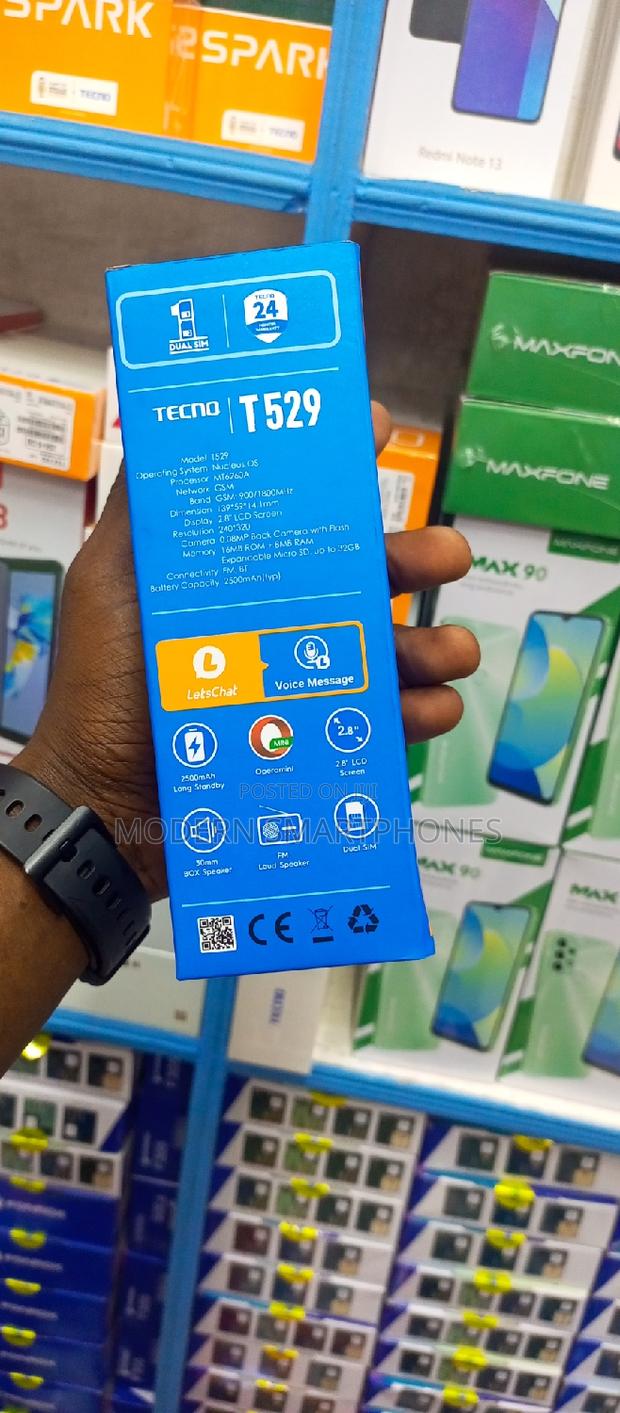 New Tecno T529 Black - thumbnail 3