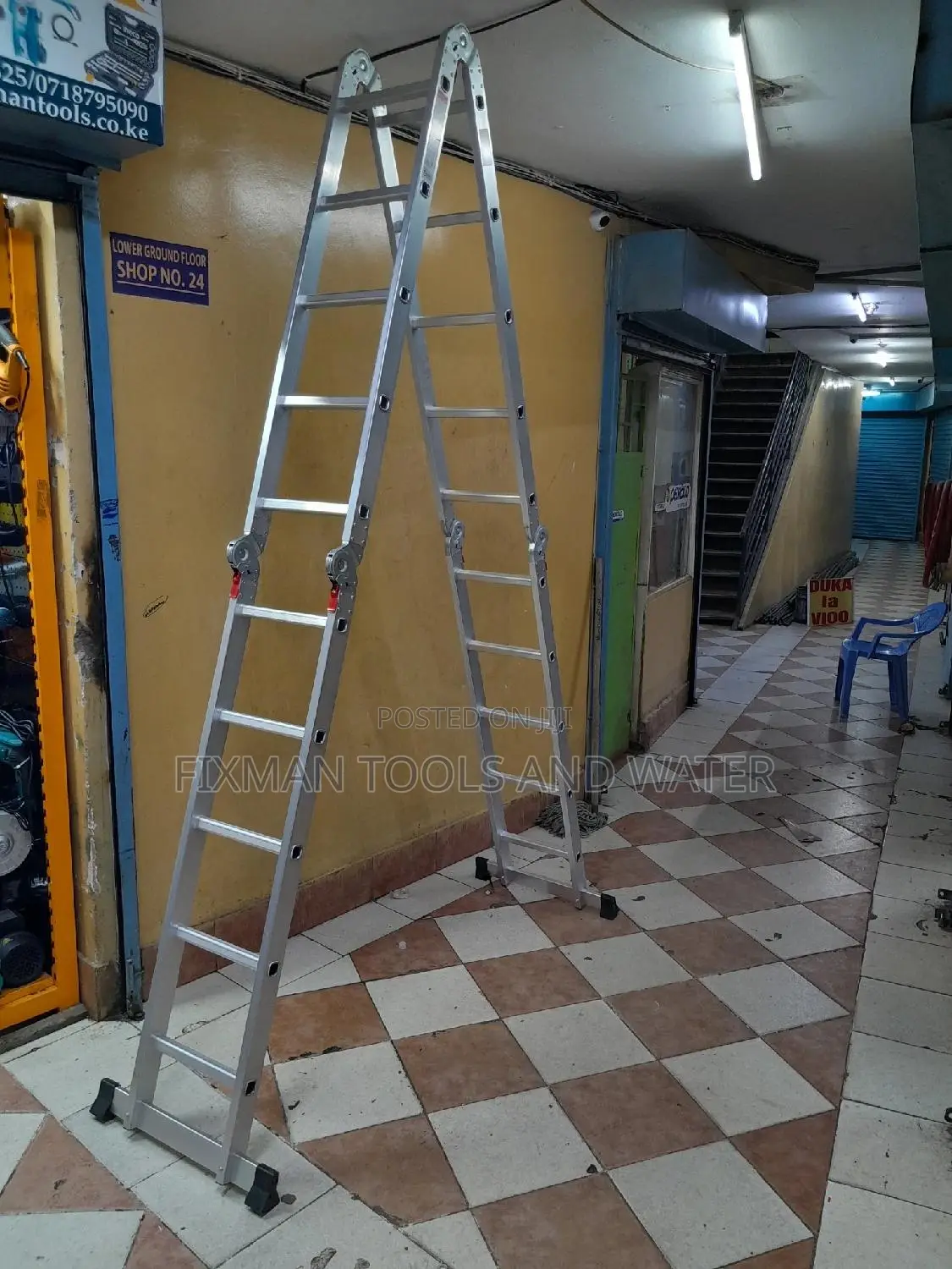 Aluminium Portable Ladder 20 Ft , 5×4 Section