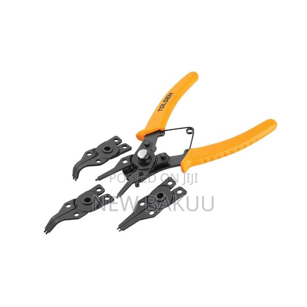 4 in 1 Circlip Pliers Set 160mm (6.25”) Tolsen 10100