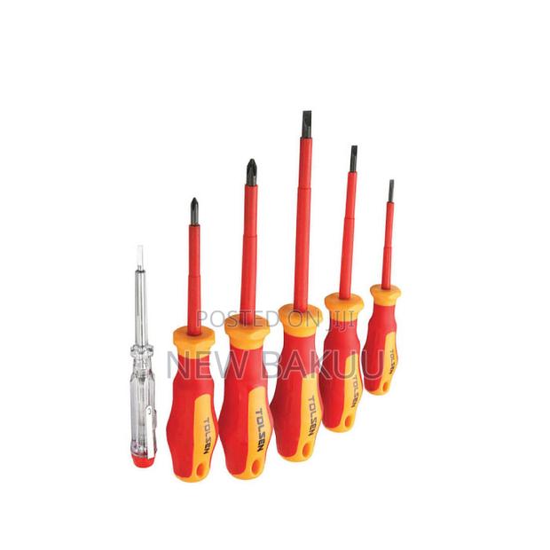 6pcs Vde Screwdriver Set Tolsen 38013
