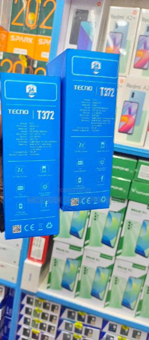 New Tecno T372 Black - thumbnail 4