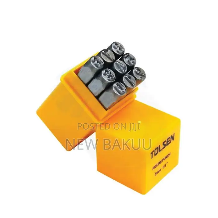 9PCS FIGURE PUNCH (6mm) Tolsen 25097