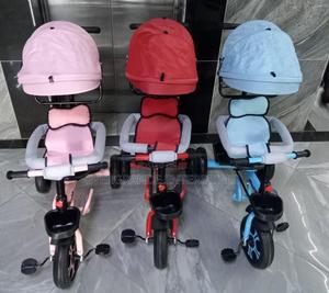 Tricycle With CanopyPushable HandleProtective Side Bars - thumbnail 2