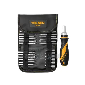 Ratchet Handle 26pcs Bit Set Tolsen 20186