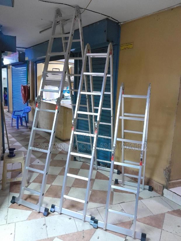 Very Tough Aluminium Ladder 20 Ft Long 5×4 Steps - main view