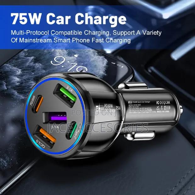 75w Car PD Fast Charger - thumbnail 3