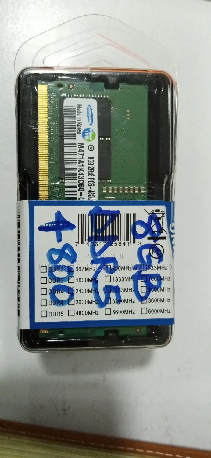 Laptop Memory 8gb Ddr5(Pc5)-4800(Speed)