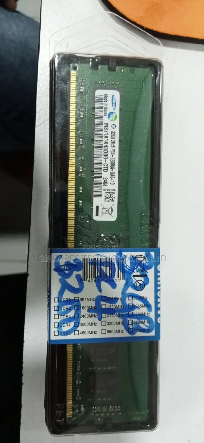 Desktop Memory 32GB DDR4(PC4)-3200(Speed)