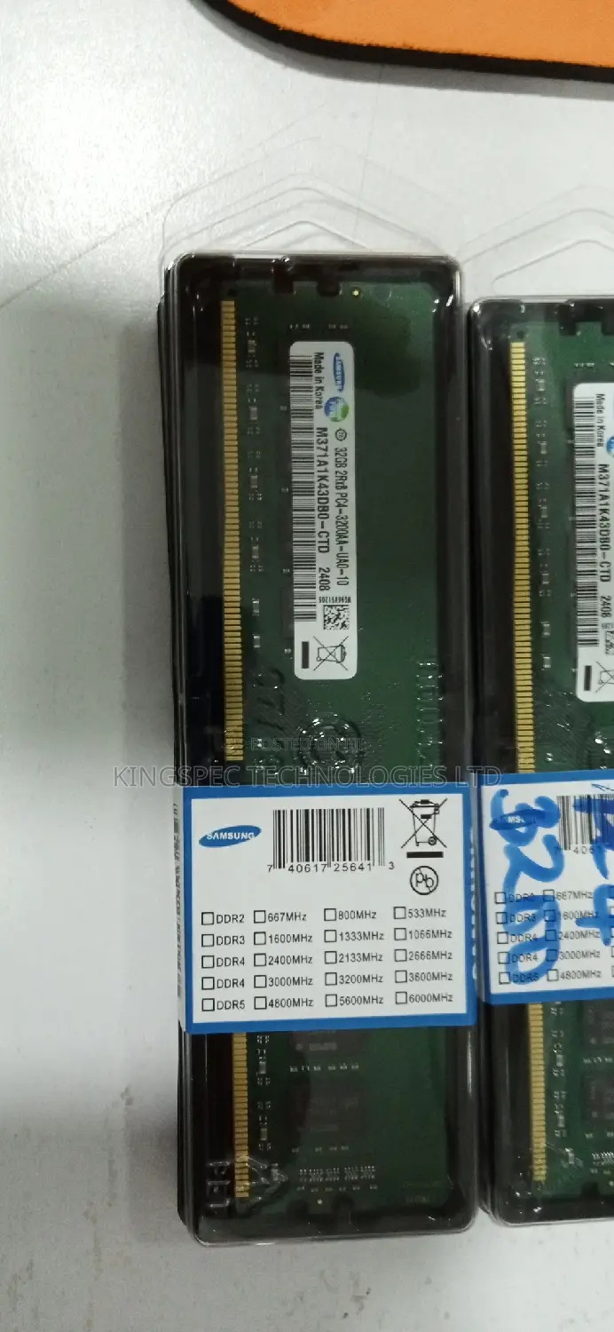 Desktop Memory 32GB DDR4(PC4)-3200(Speed)