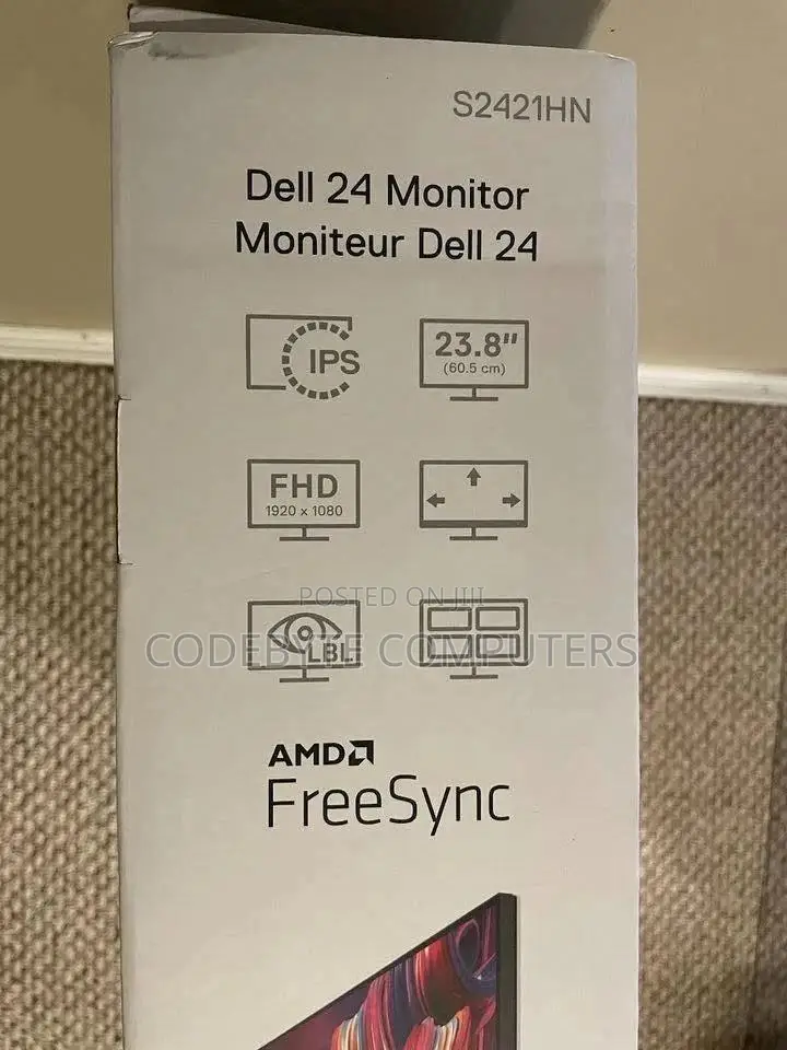 Dell S2421HN Monitor FHD 1080p