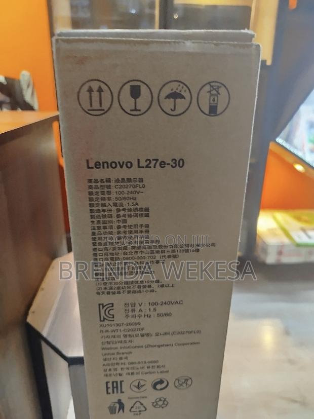 Lenovo L27e-30 27.0′′ FHD Monitor Raven Black Color – - thumbnail 4