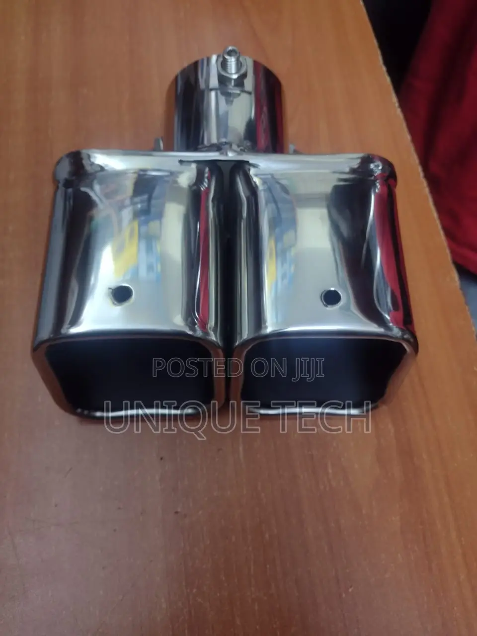 Double Car Exhaust End Tip With Square Shaped End