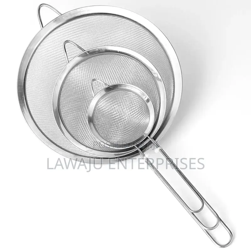 3 in 1 Stainless Steel Fine Mesh Sieve Set