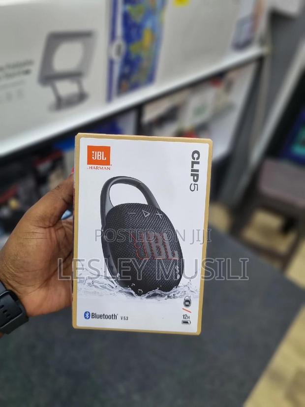 JBL Clip 5 Bluetooth Portable Speaker Black - main view