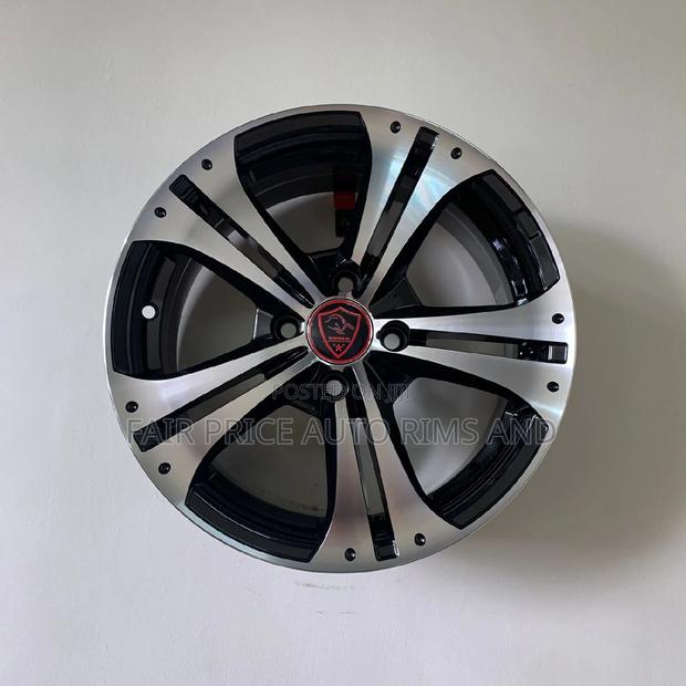 Silver and Black Silver Sports Rims Namba 15 Normal